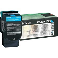 Lexmark C540-C540H1CG Mavi Yüksek Kapasiteli Orijinal Toner