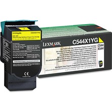 Lexmark C544-C544X1YG Sarı Orijinal Toner Extra Yüksek Kapasiteli
