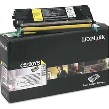 Lexmark C522-C5220YS Sarı Orijinal Toner