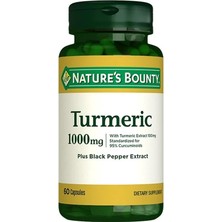 Nature's Bounty Turmeric 1000 Mg Plus Black Pepper 60 Kapsül
