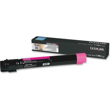 Lexmark X950-X950X2MG Kırmızı Orijinal Toner