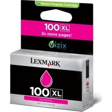 Lexmark 100XL-14N1070E Kırmızı Yüksek Kapasiteli Orijinal Kartuş