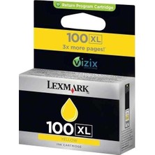 Lexmark 100XL-14N1071E Sarı Yüksek Kapasiteli Orijinal Kartuş