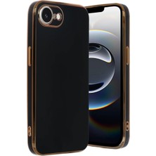 Apple iPhone 16E Kılıf Volet Silikon - Siyah