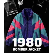 80’ler Retro Bomber Ceket