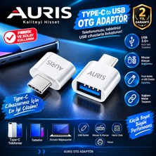 Auris Metal Kasa Type-C USB Otg Dönüştürücü Adaptör - Bayi Depom