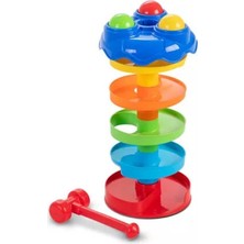 ENCO 03 652-1020365201001 Çıngıraklı Dönerli Top Oyunu