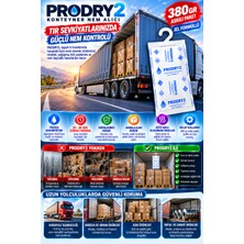 Nemtut Prodry 2 Jel Formüllü Askılı Nem Alıcı – Konteyner, Tır ve Kargo Için Rutubet ve Yoğuşma Önleyici – 5 Paket 1900 gr