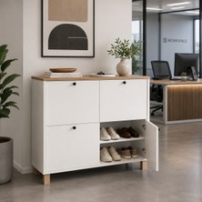 Modüleva Moduleva 4 Kapaklı Ayakkabılık