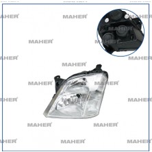 Maher Opel Meriva (2003 Yılında Çıkan Kasa) Far Ön Sol (Oem NO:1216153)