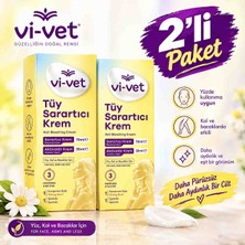 Vi-Vet Tüy Sarartıcı Krem 70 ml + Aktivator Krem 35 ml x 2 Adet