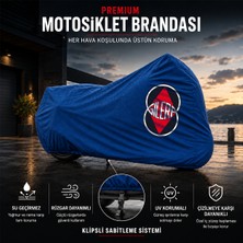 AUTO SOFT Gilera Nexus 300 Mavi Motosiklet Branda Su Geçirmez Motor Branda