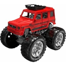 PopŞeker Sürtmeli Explore Off-Road Jeep 14 cm | Gerçek Kauçuk Lastikli Arazi Aracı