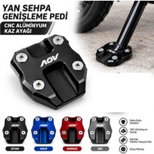 Vogs Honda Adv Yan Sehpa Genişleme Pedi Kaz Ayağı Yan Ayaklık Pedi Siyah Oem