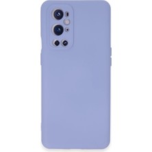 Efnaz Style One Plus 9 Pro Kılıf Nano Içi Kadife Silikon - Mavi