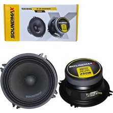 OEM Soundmax ALFA-M55 Oto Midrange 13CM 250 Watt 2 Adet