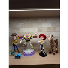 Axelon Toy Story Figür Seti Woody Buzz Lightyear Jessie Bullseye 4'lü Dekoratif Karakter Seti