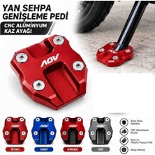 Honda Adv Yan Sehpa Genişleme Pedi Kaz Ayağı Yan Ayaklık Pedi Kırmızı