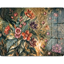 Reflexa Cam Kesme Tahtası Çiçek Desenli Çok Amaçlı 40X30 cm