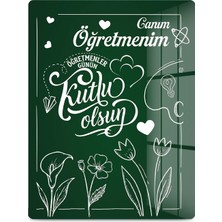 Reflexa Cam Kesme Tahtası Öğretmenler Günü Çok Amaçlı 40X30 cm