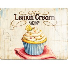 Reflexa Cam Kesme Tahtası Cupcake Desenli Çok Amaçlı 40X30 cm