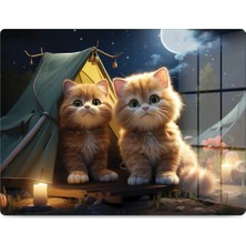 Reflexa Cam Kesme Tahtası Yavru Kedi Desenli Çok Amaçlı 35X25 cm