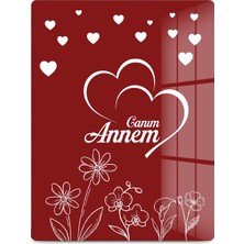 Reflexa Cam Kesme Tahtası Canım Annem Çok Amaçlı 35X25 cm