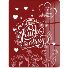 Reflexa Cam Kesme Tahtası Annler Günü Çok Amaçlı 35X25 cm