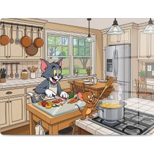 Reflexa Cam Kesme Tahtası Tom ve Jerry Desenli Çok Amaçlı 35X25 cm