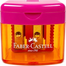 Faber-Castell Minibox Duo Kalemtıraş Lacivert Yeşil Pembe