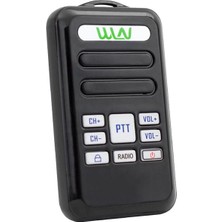 Wln KD-C80 3-5 Km 16 Kanal Radyolu Deprem Çantası Için Mini Telsiz