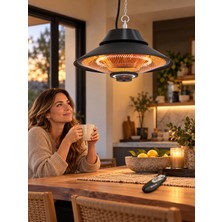 Elırg R.c 2000 Watt Işıklı ve Kumandalı Karbon Infrared Isıtıcı