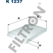 Filtron Polen Filtresi Freelander 2 L359 Evoque L538 V70 2-3 S60 2 V60 1-2 S80 2 V70 3 Xc60 1-2 Xc70 2 K1237