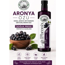 Emr Kervan Aronya Özü  Soğuk Press Aronya Meyvesi Özü 250ML-CAM Şişe