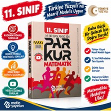 Metin Yayınları 11. Sınıf Parkur Matematik Öğrenme Kitabı Maarifmodeleuygundur.