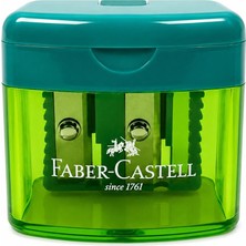 Faber-Castell Minibox Duo Kalemtıraş Lacivert Yeşil Pembe