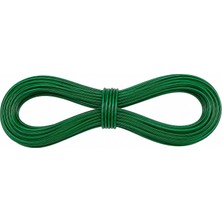 Happy Trend Metre Pvc Kaplı Çelik Çamaşır Ipi Paslanmaz Dayanıklı Çok Amaçlı Çamaşır Asma Teli Balkon Bahçe Kamp Ev Depo ve Dış Mekan Kullanımı Için Güçlendirilmiş Çelik Tel
