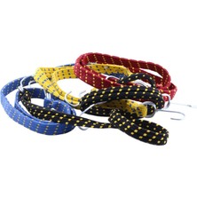 Happy Trend Geniş Kancalı Oto Araç Araba Bagaj Lastiği Bisiklet Sabitleme Yük Taşıma Lastik 20 mm x 90 cm