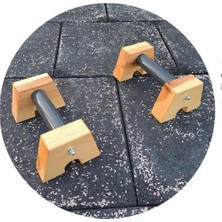 Happy Trend Şınav Barı, Push Up Ekipmanı, Ahşap Spor Ekipmanı