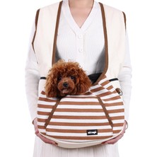 Happy Trend Köpek Sling Taşıyıcı Yavru Köpek Taşıyıcı, Ayarlanabilir Pet Ön Askı Taşıyıcı Sırt Çantası Seyahat Çantası, Alt Ped, Küçük Köpek Kedi Köpek Seyahat Yürüyüş Kamp Için Evcil Hayvan Taşıyıcı