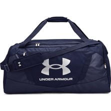 Happy Trend Armour Ua Undeniable 5.0 Duffle Spor Çanta, Large, Gece Mavisi (410)/METALIK Gümüş
