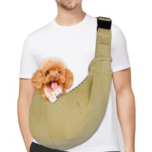 Happy Trend Köpek Taşıma Çantası, Geri Dönüşümlü Askı Taşıma Çantası, Köpek Askısı, Ayarlanabilir Köpek Askısı, Köpek Taşıma Çantası, Köpek Kancası, Köpek/kedi/tavşan Için 4,99 Kg'a Kadar
