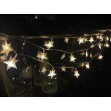 Happy Trend 28'li Yıldız Işık Zinciri Dekoratif Fişli Aydınlatma Ev Dekorasyonu Süsleme Salon Oda Merdiven Balkon Süslemeleri Için Yılbaşı Eğlence Doğum Günlerine Özel Aydınlatma
