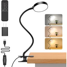 Happy Trend 61 LED Okuma Lambası Gece Lambası Modlu Yatak | 1 Saatlik Zamanlayıcı Sabit Işık | Ra>95 Göz Koruması Esnek Boynu Olan Kelepçe Lamba, Kelepçe Lamba, Çocuklar Için 10W Güç Kaynağı ile