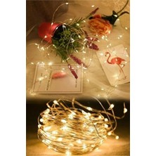Happy Trend Sarı Peri LED Işık, 3 Metre, Flaşlı, Dekoratif Oda ve Organizasyon Aydınlatması