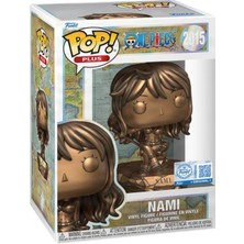 Funko One Piece Pop! Plus Nami Statue (Bronze) With Pop! Protector Figür