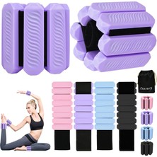 Happy Trend Için Ayarlanabilir Bilek ve Bilek Ağırlıkları, Her Biri 0,5 Kg, 2'li Set, Yürüyüş, Yoga, Dans, Spor Salonu Için