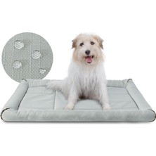 Happy Trend Metal Köpek Kasaları Için Dış Mekan Su Geçirmez Köpek Yatağı Suya Dayanıklı Yırtılmaz Oxford Tüm Hava Koşullarına Dayanıklı Evcil Hayvan Matı Ağır Hizmet Dayanıklı Kolay Temizlik Seyahat Iç