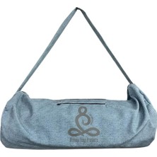 Happy Trend Yoga Products Duck Kumaş Mat Taşıma Çantası, 70 cm x 22 Cm, Silindir Yoga ve Fitness Çantası (Mavi)