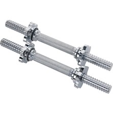 Happy Trend Health & Fitness Stdbh-14 Dambıl Çubuğu, Krom, 35,6 cm